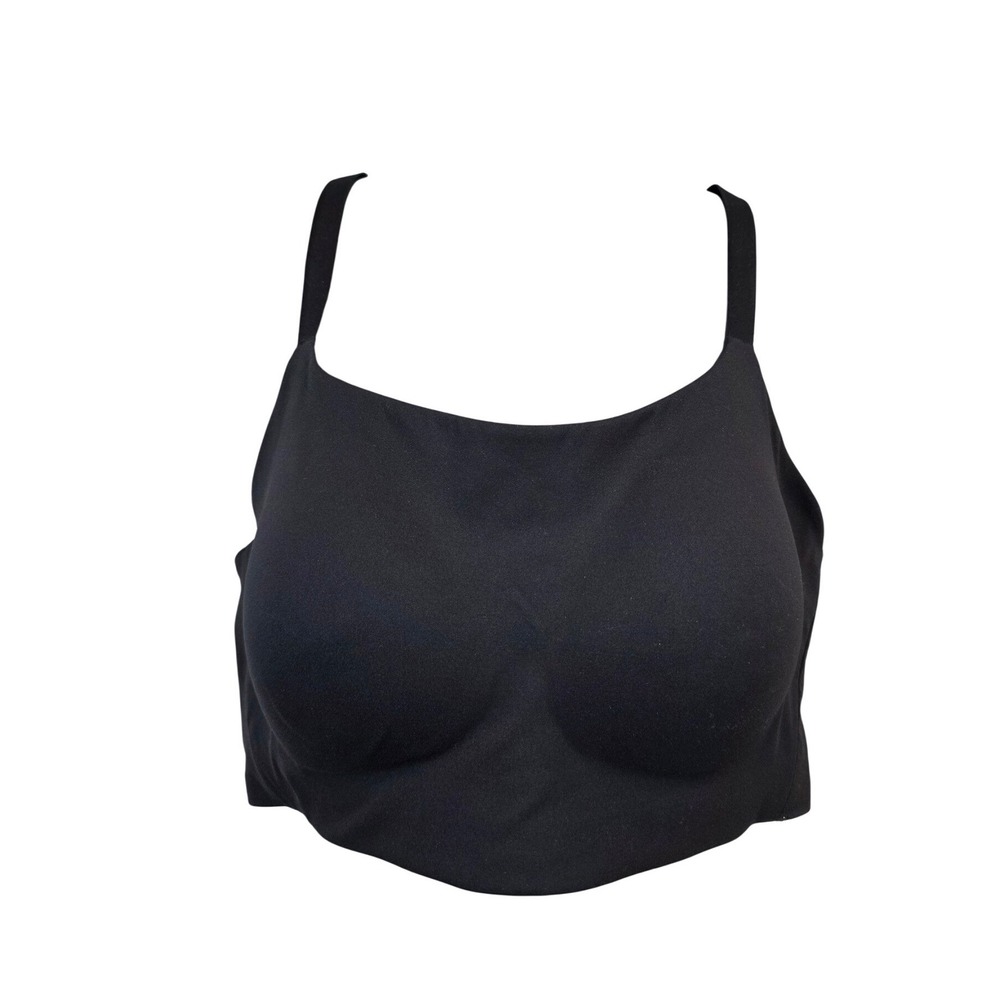 HUUG Black Daily Racerback Sports Bra Size Large Adjustable Straps H230004